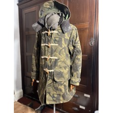 Heavy Wax Camouflage  Duffle Coat