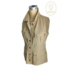 The Freya Stark Luxury combed Pima cotton Travel Waistcoat.