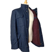 Wyreman Austrian boiled wool Merino Wool Coat with Lambswool lining